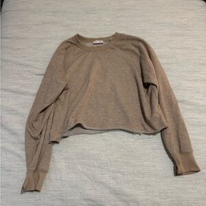 Pink Lily Distressed Crop